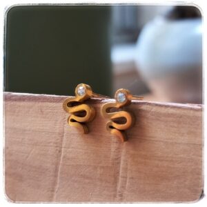 گوشواره طرح مار